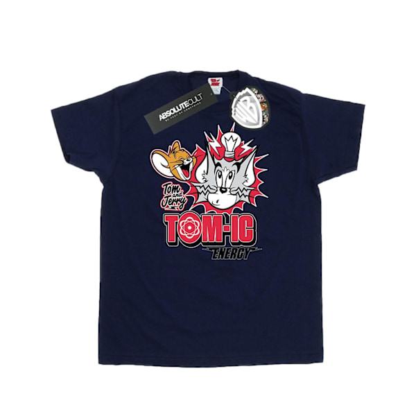 Tom And Jerry Tomic Energy T-shirt M Marinblå Navy Blue M