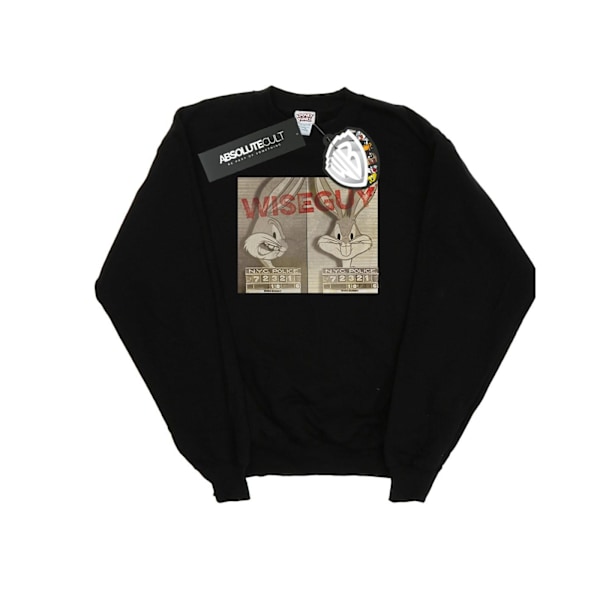 Looney Tunes Mens Wise Guy Sweatshirt 4XL Svart Black 4XL