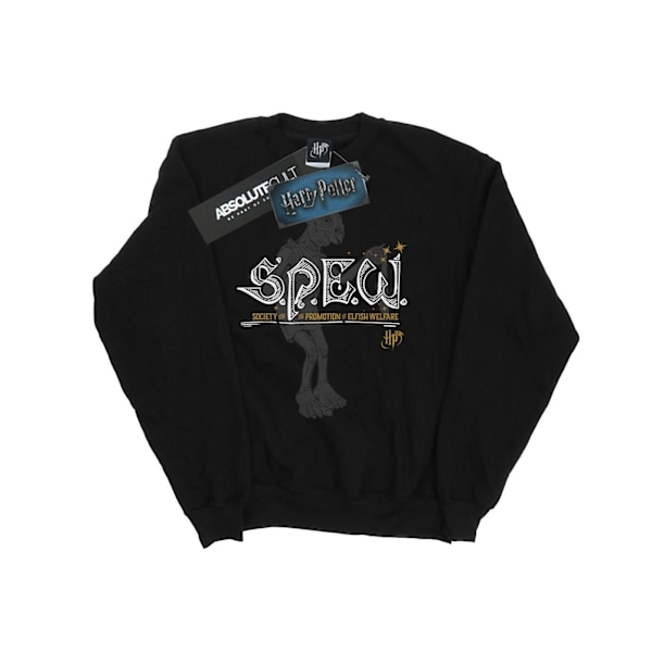 Harry Potter Boys Dobby Elfish Welfare Sweatshirt 7-8 år Bla Black 7-8 Years