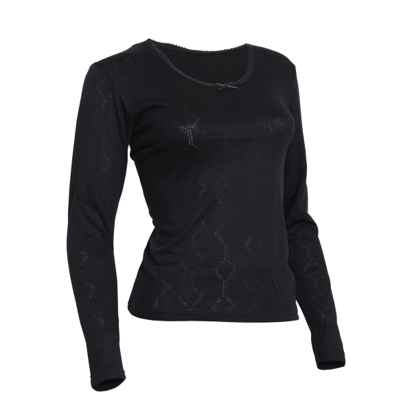 THERMAL Långärmad T-shirt för dam/dam termounderkläder (Visc Black Chest  46-48inch (GB 22-24) 39cf | Black | Chest 46-48inch (GB 22-24) | Fyndiq