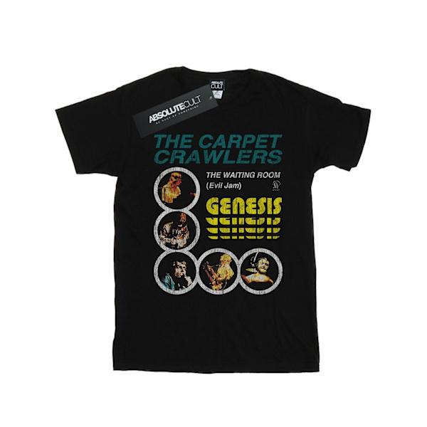 Genesis Womens/Ladies The Carpet Crawlers Bomull Boyfriend T-Sh Black 3XL