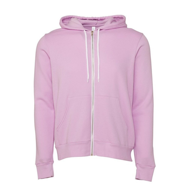 Bella + Canvas Unisex Vuxen Fleece Full Zip Hoodie S Lila Lilac S