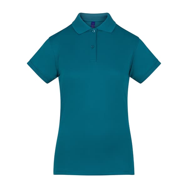 Henbury Dam/Dam Coolplus® Figursydd Pikétröja S Teal Teal S