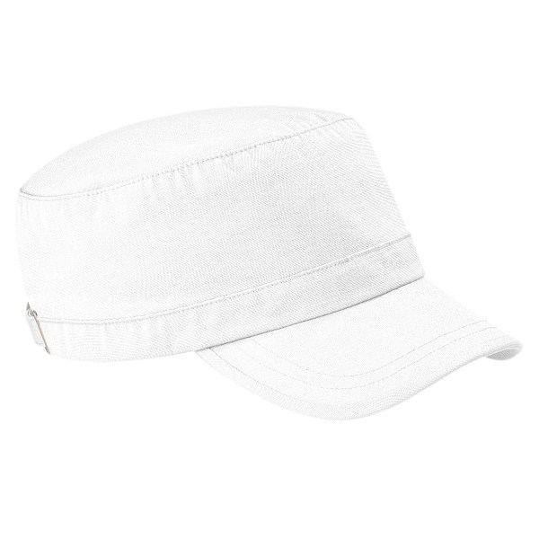 Beechfield Army Cap / Huvudbonad (2-pack) One Size Vit White One Size
