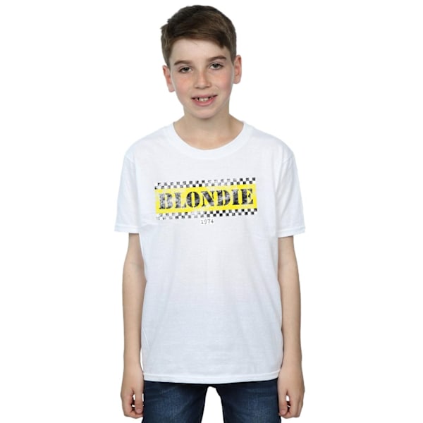 Blondie Boys Taxi 74 T-shirt 9-11 år Vit White 9-11 Years