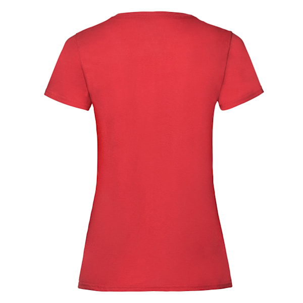 Fruit of the Loom Dam/Dam Lady Fit T-shirt S Röd Red S