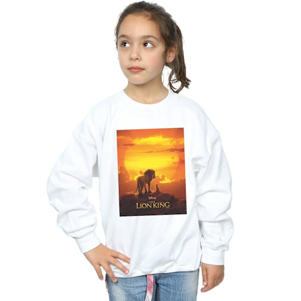 Disney Flickan Lejonkungen Film Sunset Poster Tröja 5-6 År White 5-6 Years