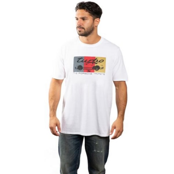Porsche Mens Mag Flag Of Germany T-Shirt S Vit White S
