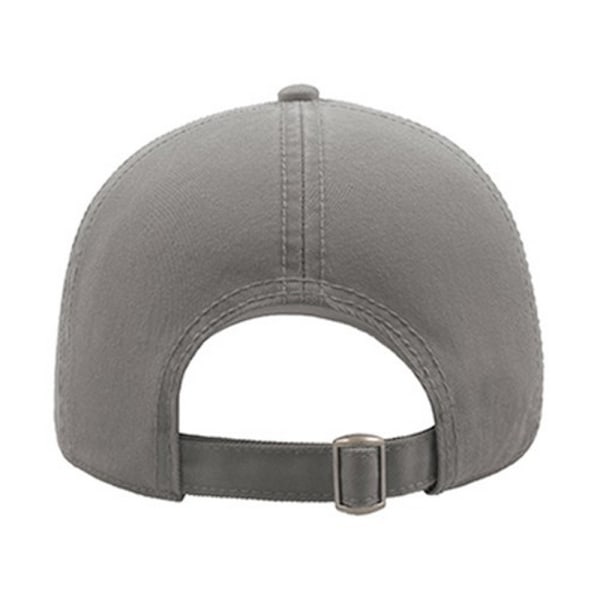 Atlantis Action 6 Panel Chino Baseball Cap One Size Grå Grey One Size