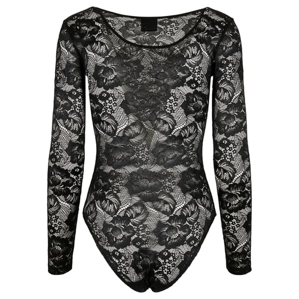 Urban Classics Dam Spets Långärmad Bodysuit M Svart Black M