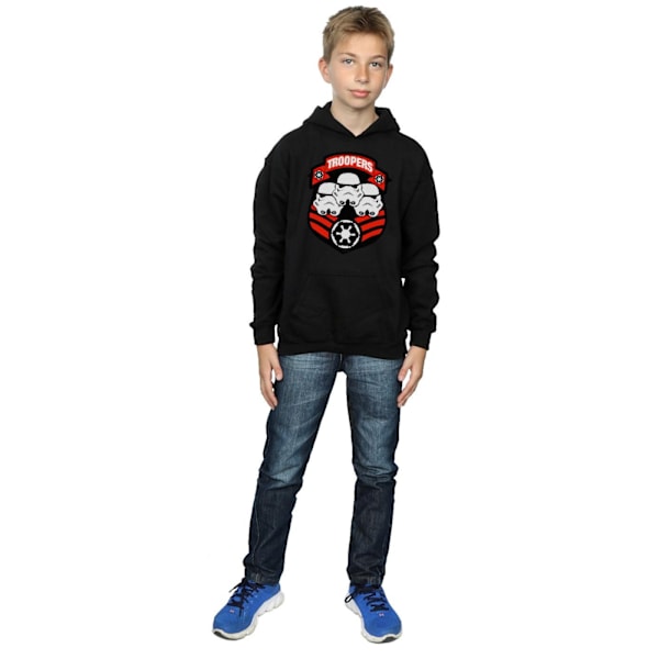 Star Wars Stormtrooper Troopers Hoodie för pojkar 7-8 år Svart Black 7-8 Years