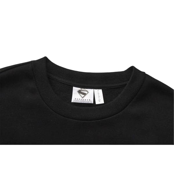 Superman Herr Logotyp Tröja S Svart Black S