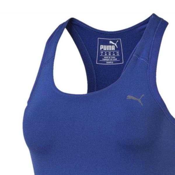 Puma Essential Performance Racerback Gym-linne för dam Blue 6 UK
