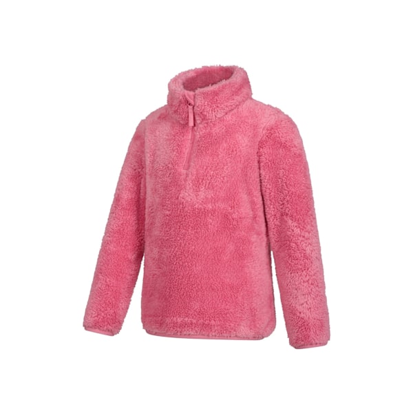 Mountain Warehouse Barn/Kids Teddy Halvzip Fleece Topp 2-3 Pink 2-3 Years