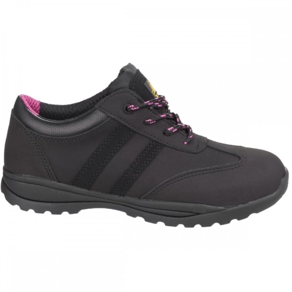 Amblers Safety Women/Ladies FS706 Sophie Safety Leather Shoes Black 4 UK