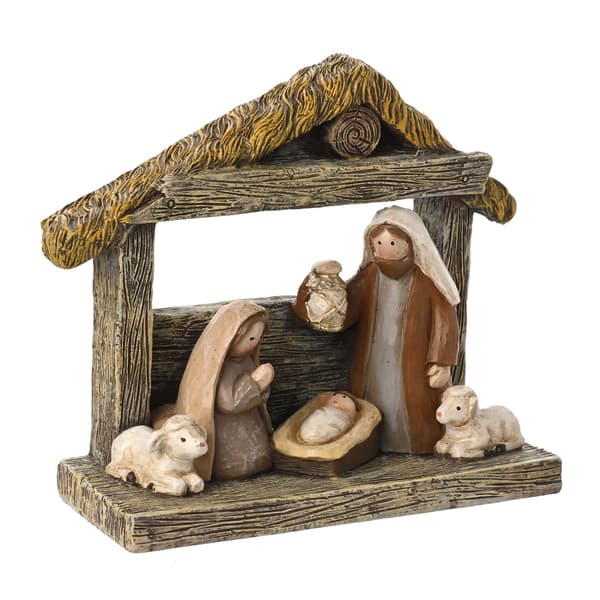 Julkrubba Figurin En Storlek Brun Brown One Size