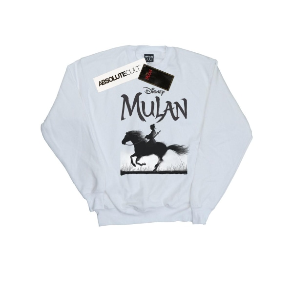 Disney Mens Mulan Movie Mono Horse Sweatshirt L Vit White L