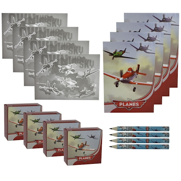 Disney Planes Party Favours Set (Pack of 16) One Size Multicolo Multicoloured One Size