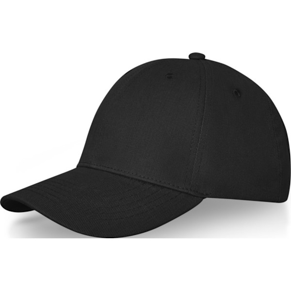 Elevate Unisex Vuxen Davis 6-Panel Keps En Storlek Solid Svart Solid Black One Size