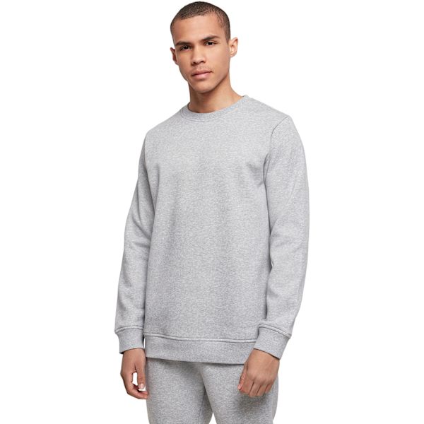 Bygg ditt varumärke herr basic ekologisk sweatshirt S Heather Grey Heather Grey S