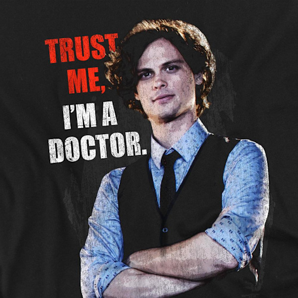 Criminal Minds Herr Trust Me T-Shirt XXL Svart Black XXL