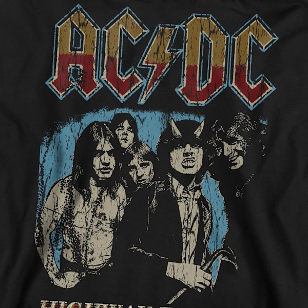 AC/DC Unisex Vuxen Highway World Tour 79 Sweatshirt XL Svart Black XL