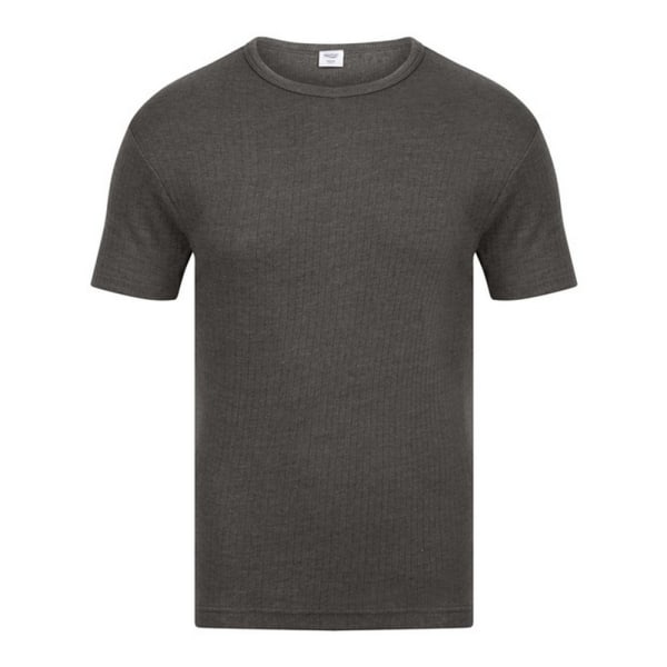 Absolute Apparel Herr thermal kortärmad T-shirt S Charcoal Charcoal S