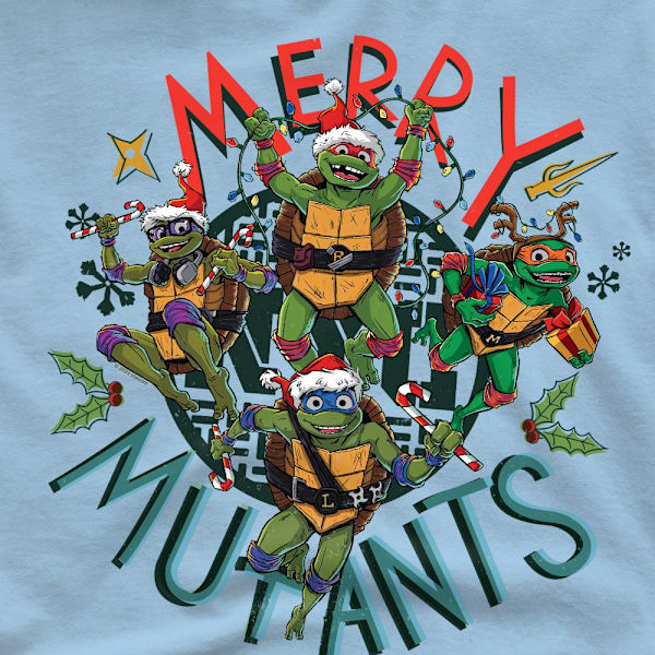 Teenage Mutant Ninja Turtles: Mutant Mayhem Herr Merry Mutants Light Blue XL