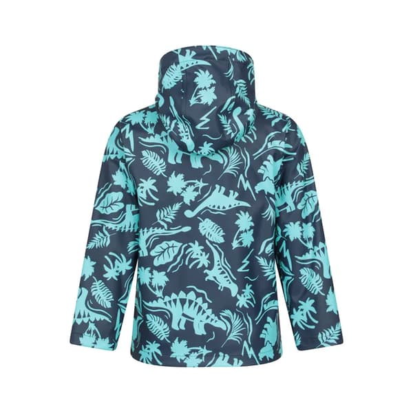 Mountain Warehouse Barn/Barn Dinosaur Vattentät Jacka Och Dark Blue 2-3 Years