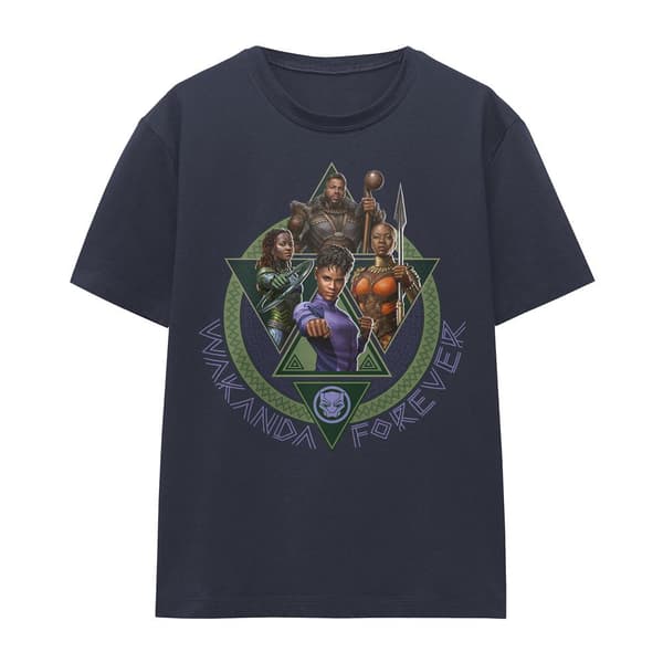 Black Panther: Wakanda Forever Dam T-shirt S Deep Nav Deep Navy S