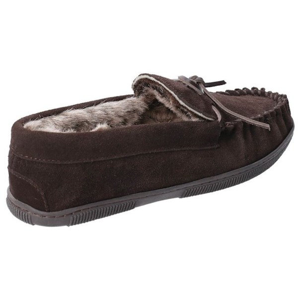 Hush Puppies herr Ace Slip On lädersko 6 UK choklad Chocolate 6 UK