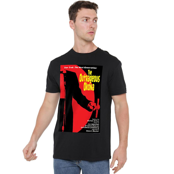 Star Trek Herr The Next Generation Säsong 2 Avsnitt 4 T-Shirt X Black XL
