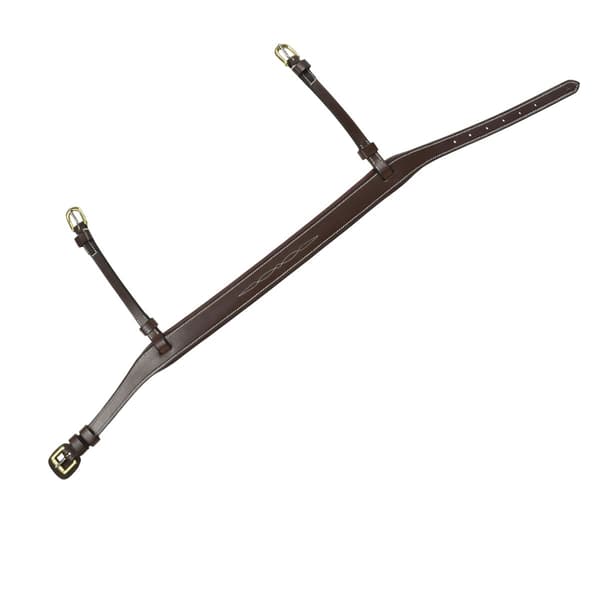 Whitaker Läder Platt Nosgrimma Cob Svart Black Cob