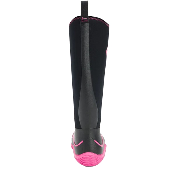 Muck Boots Hale Wellington Stövlar för Kvinnor/Dam 4 UK Svart/Rosa Black/Hot Pink 4 UK