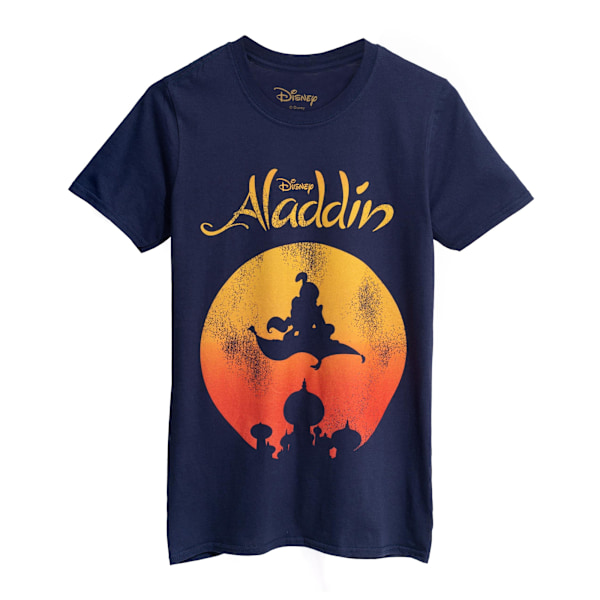 Aladdin Herr Magic Carpet Kortärmad T-shirt L Blå Blue L