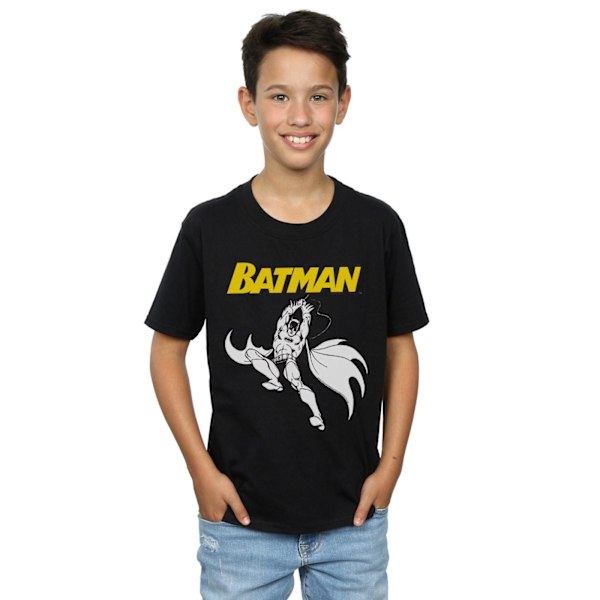 DC Comics Boys Batman Jump T-Shirt 9-11 år Svart Black 9-11 Years