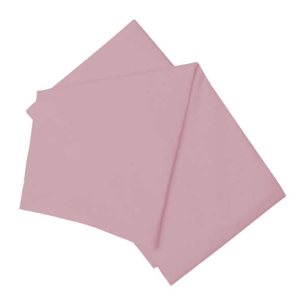 Belledorm Easycare Percale Flat Sheet Single Blush Blush Single