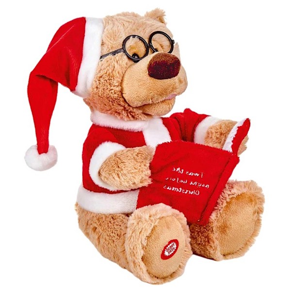 Premier Story Telling Jultomte Teddybjörn En Storlek Brun/Röd/Vit Brown/Red/White One Size