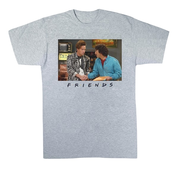 Friends Boys Ross And Chandler Handshake T-Shirt 7-8 År Spor Sports Grey 7-8 Years