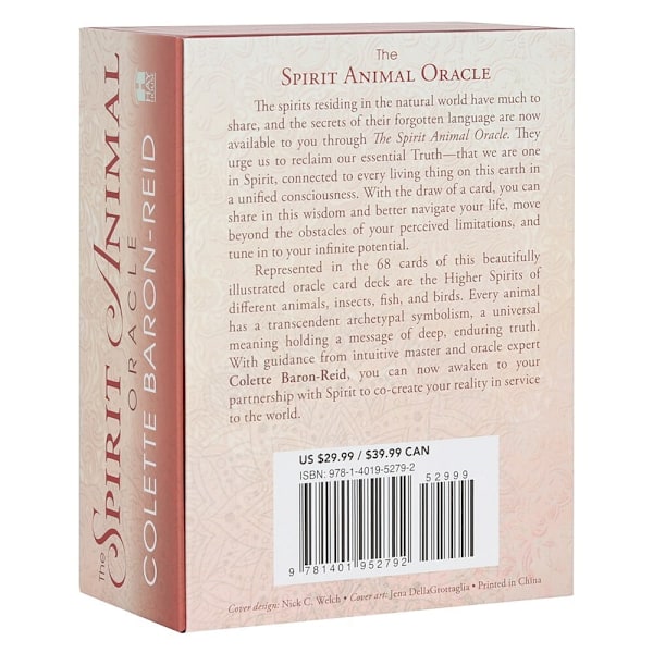 Colette Baron-Reid The Spirit Animal Oracle Cards En Storlek Flerfärgad Multicoloured One Size