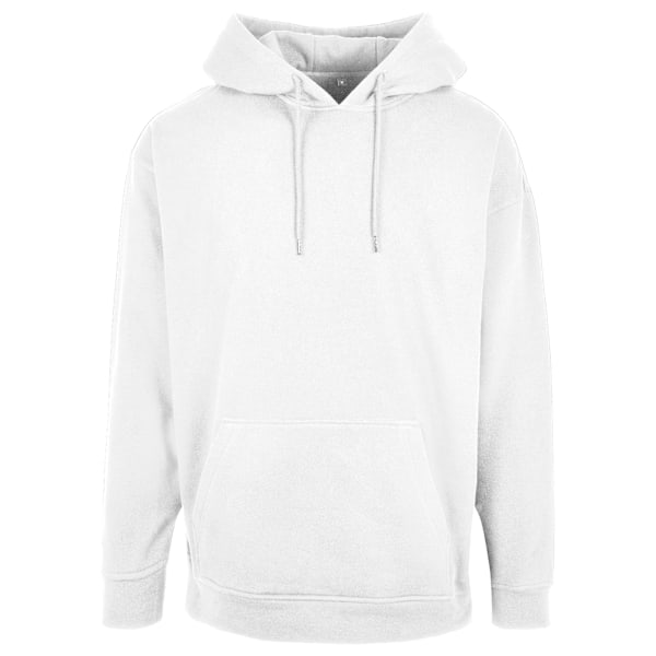 Build Your Brand Basic Oversized Hoodie för Män 4XL Vit White 4XL
