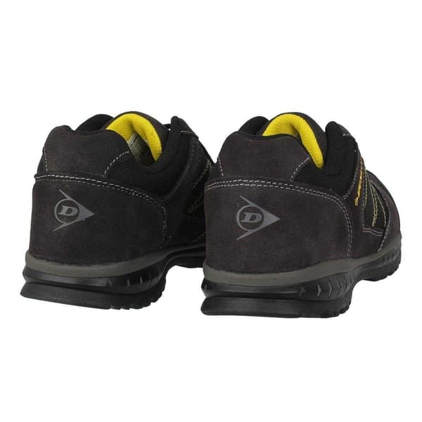 Dunlop Herr Austin Läder Stålhätta Säkerhetskängor 8.5 UK Ch Charcoal/Yellow 8.5 UK