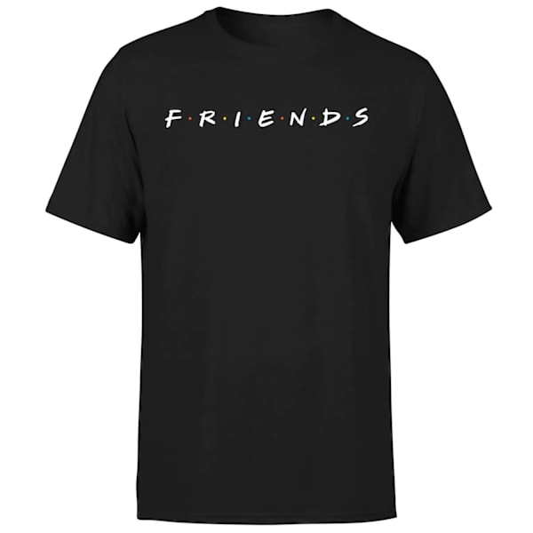 Friends Unisex Vuxen T-Shirt M Svart Black M