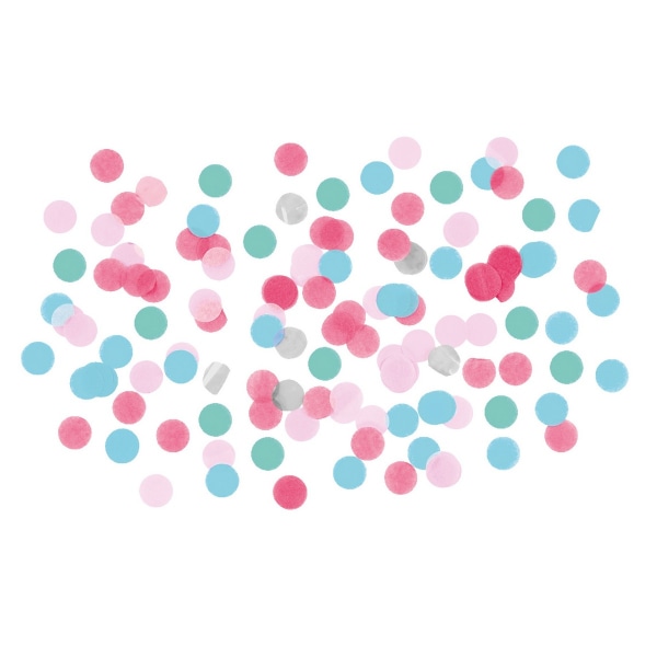 Amscan Mermaid Round Confetti One Size Blå/Rosa/Vit Blue/Pink/White One Size