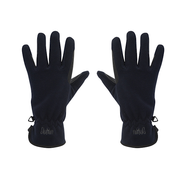 Dublin Vuxen Unisex Polar Fleece Ridhandskar Medium Navy Navy Medium