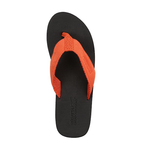 Regatta Rico Flip Flops för Herr 7 UK Ash/Rusty Orange Ash/Rusty Orange 7 UK