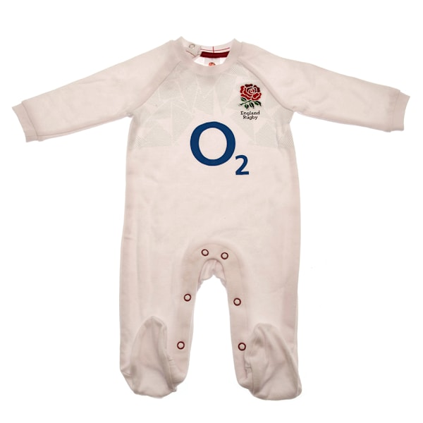 England RFU Baby 2023-2024 Sovdress 3-6 Månader Vit/Röd White/Red 3-6 Months