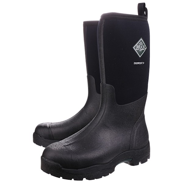 Muck Boots Unisex Derwent II All Purpose Field Boot 10 UK Svart Black 10 UK