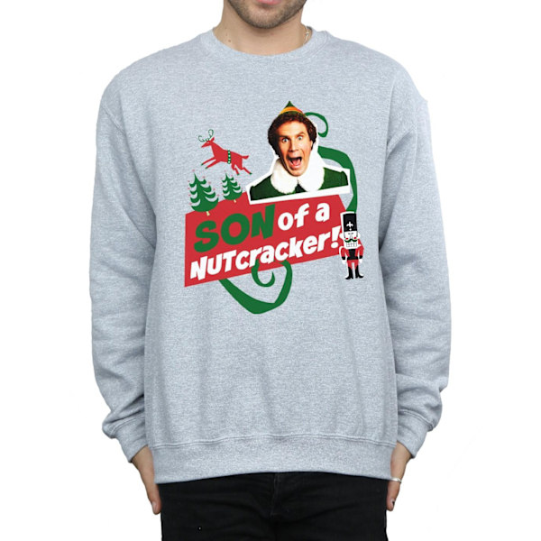 Elf Herr Son Of A Nutcracker Sweatshirt 3XL Sports Grey Sports Grey 3XL