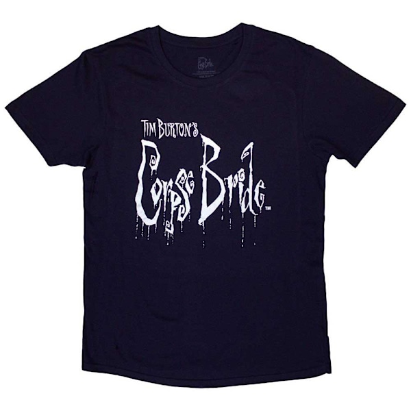 Corpse Bride Unisex Vuxen Logo T-Shirt L Marinblå Navy Blue L